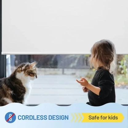 Motorized (Solar Panels) Smart Electric Blinds with Remote