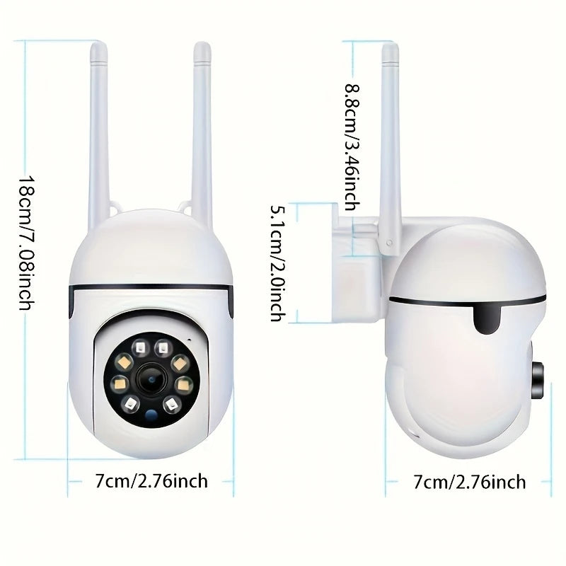 2PC Ease Life APP Wireless 1080P HD Indoor/Outdoor WiFi Security Camera
