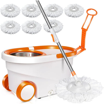 360° Spin Mop and Bucket with Wringer