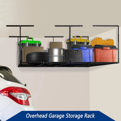 3' x 8' Overhead Adjustable Garage Storage Organizer System Rack