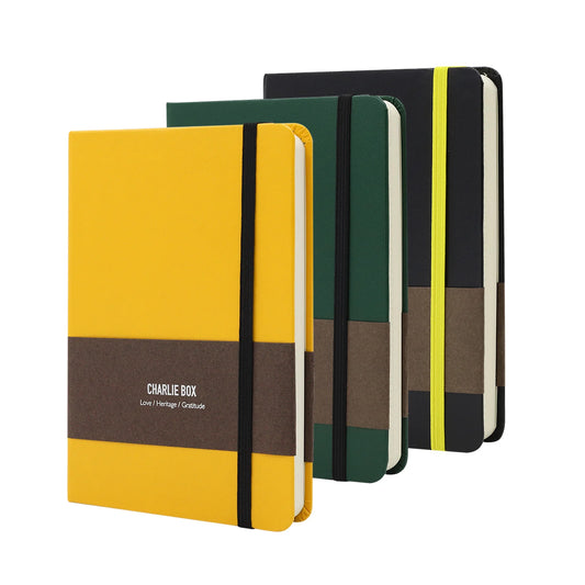 A6 A7 Leather 192 Page Notebook Journal (2 Pack)