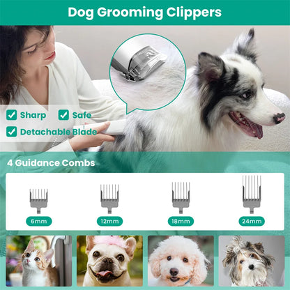 Professional Pet Grooming Kit & Vacuum