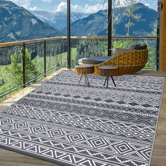 5'x8' Waterproof Reversible Outdoor Rug