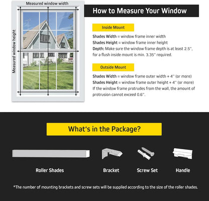 Blackout Artificial Linen Cordless Roller Shades for Indoor Windows