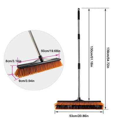 Hard Bristle Scrub Brush Broom