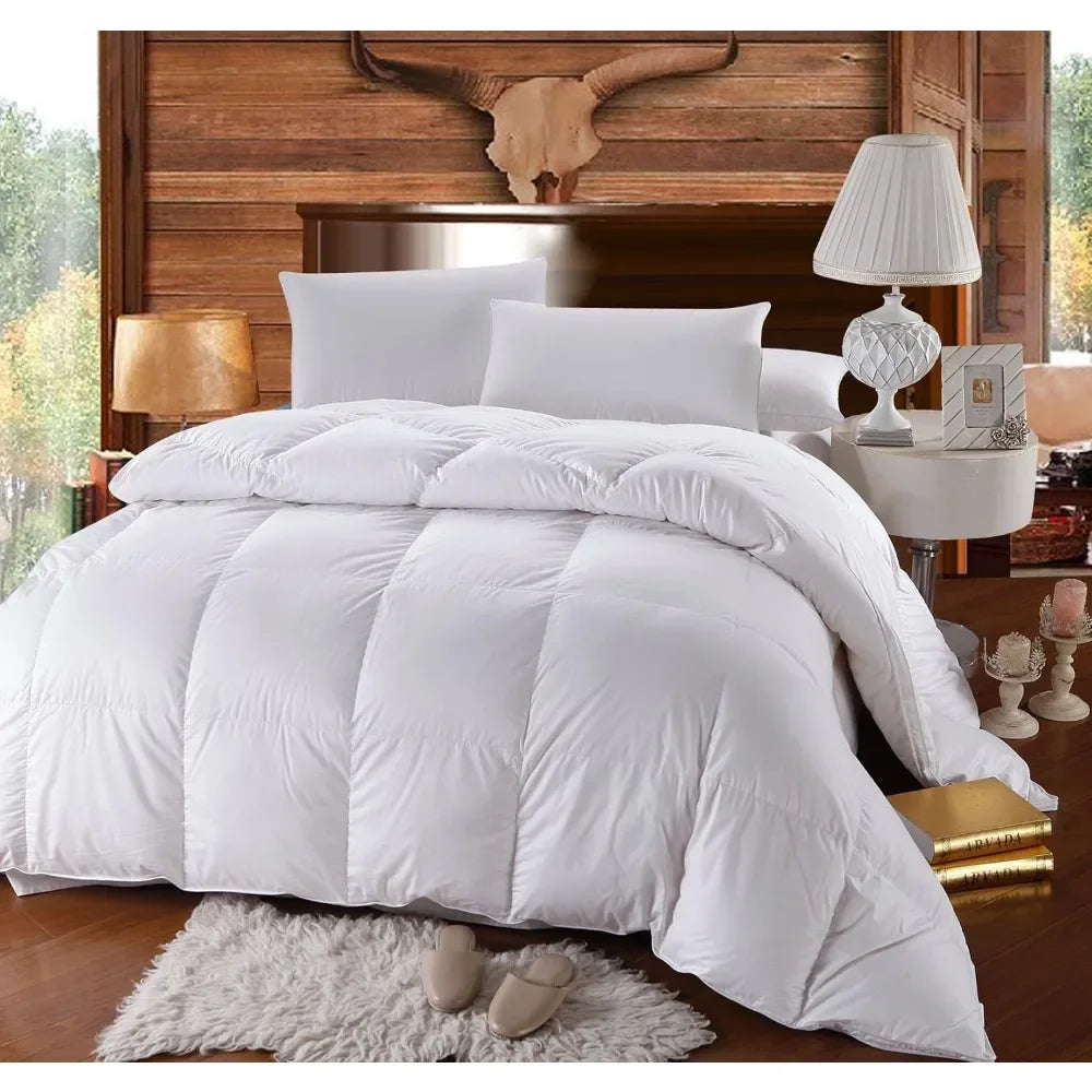 Down Comforter, 100% Cotton Shell, Oversized King