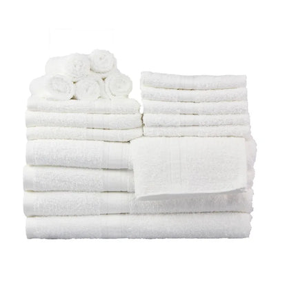 18-Piece 100% Cotton Towel Set
