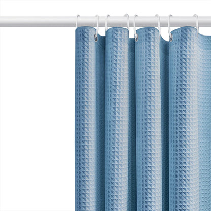 Thickened Waffle Waterproof Bathroom Shower Curtain