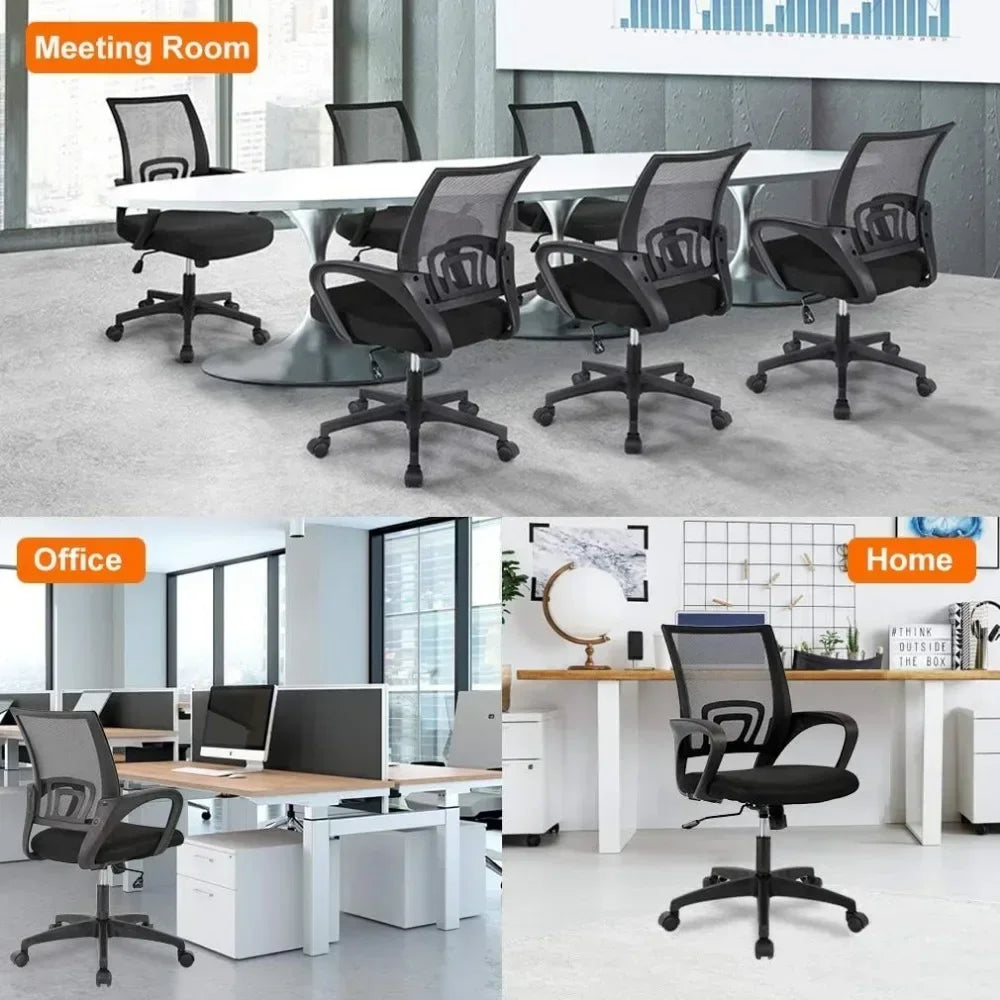 Rolling Ergonomic Desk Chair with Lumbar Support