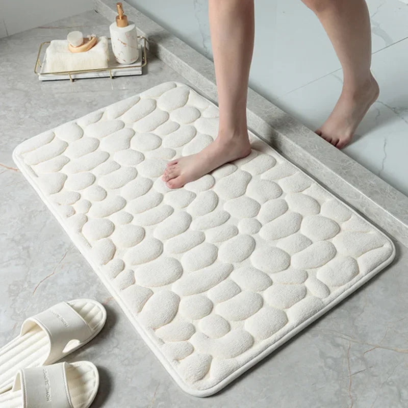 Set of 3 Non Slip Bathroom Bath Mat Set