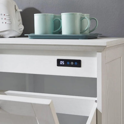 Double Tilt Out Free Standing Trash Cabinet
