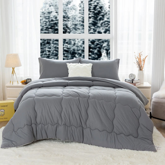 Reversible, Ultra-Soft, Fully Breathable Comforter Set
