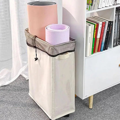 Foldable Laundry Hamper Basket With Lid