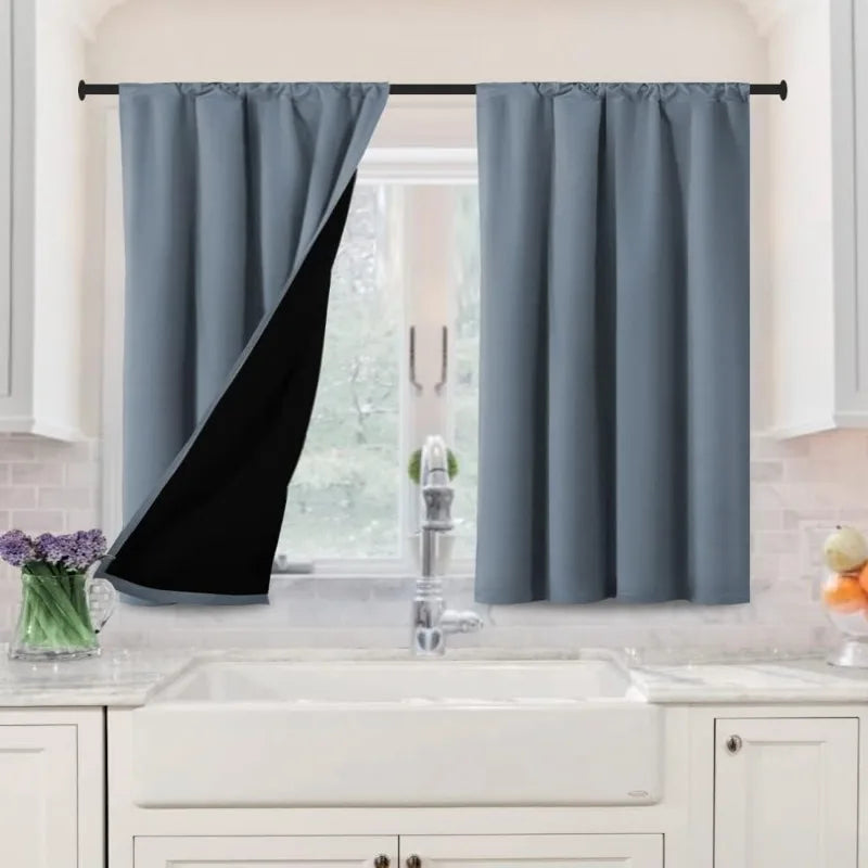 84" Long Thermal Insulated 100% Blackout Curtains