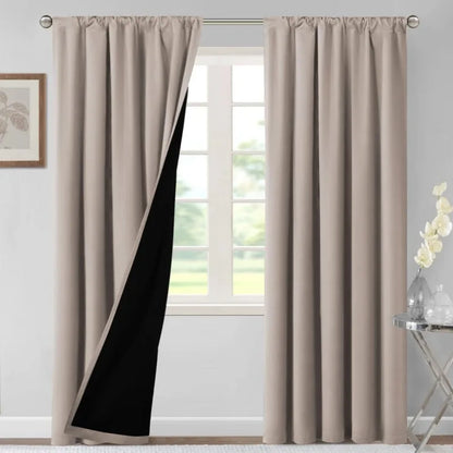 84" Long Thermal Insulated 100% Blackout Curtains