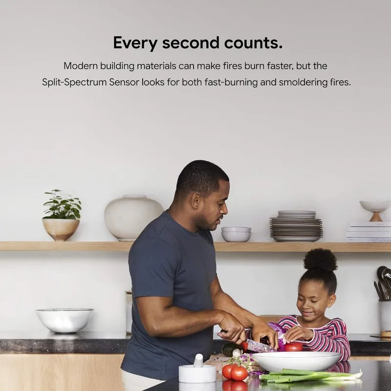 Nest Protect Battery Operated Smoke and Carbon Monoxide Detector