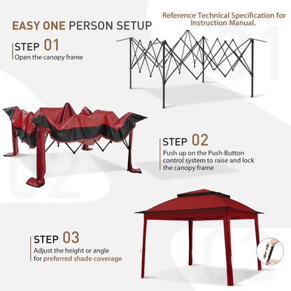 11'x11' Pop-Up Gazebo with Mosquito Netting
