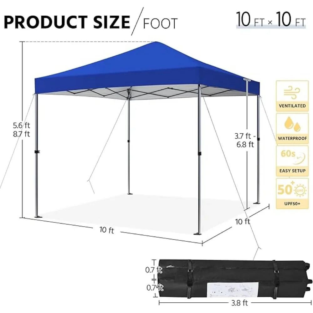 10x10 Heavy Duty Commercial Pop Up Canopy