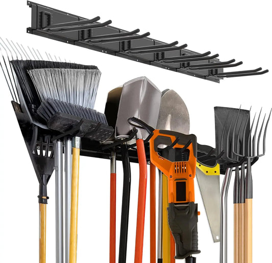 96" Garage  Wall Mount Organizer with 12 Hooks