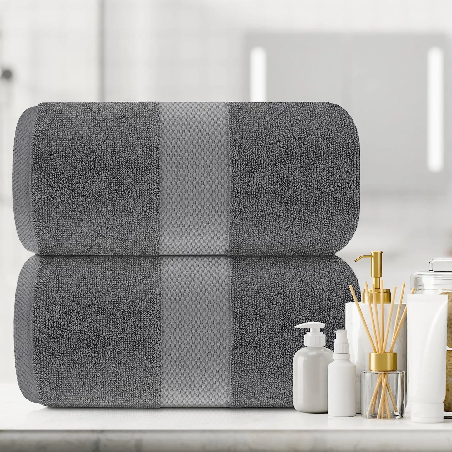Extra Large Luxury Cotton Bath Towels - 650 GSM