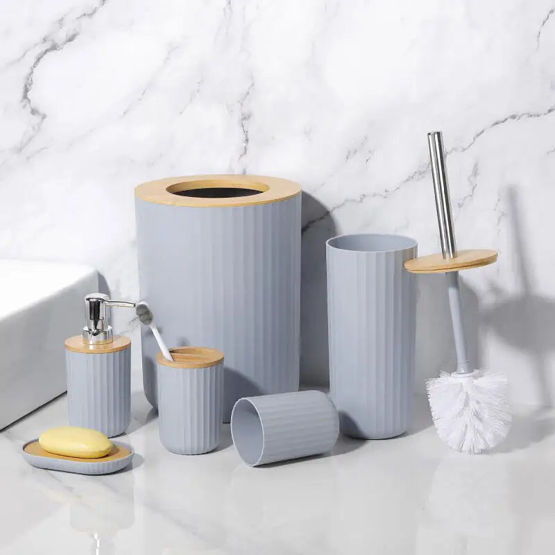 7 Pcs Bathroom Accessories Set