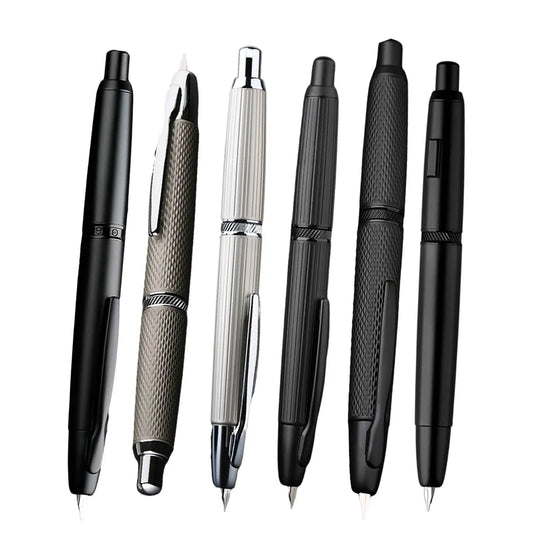 Metal Press fountain writing ink pens