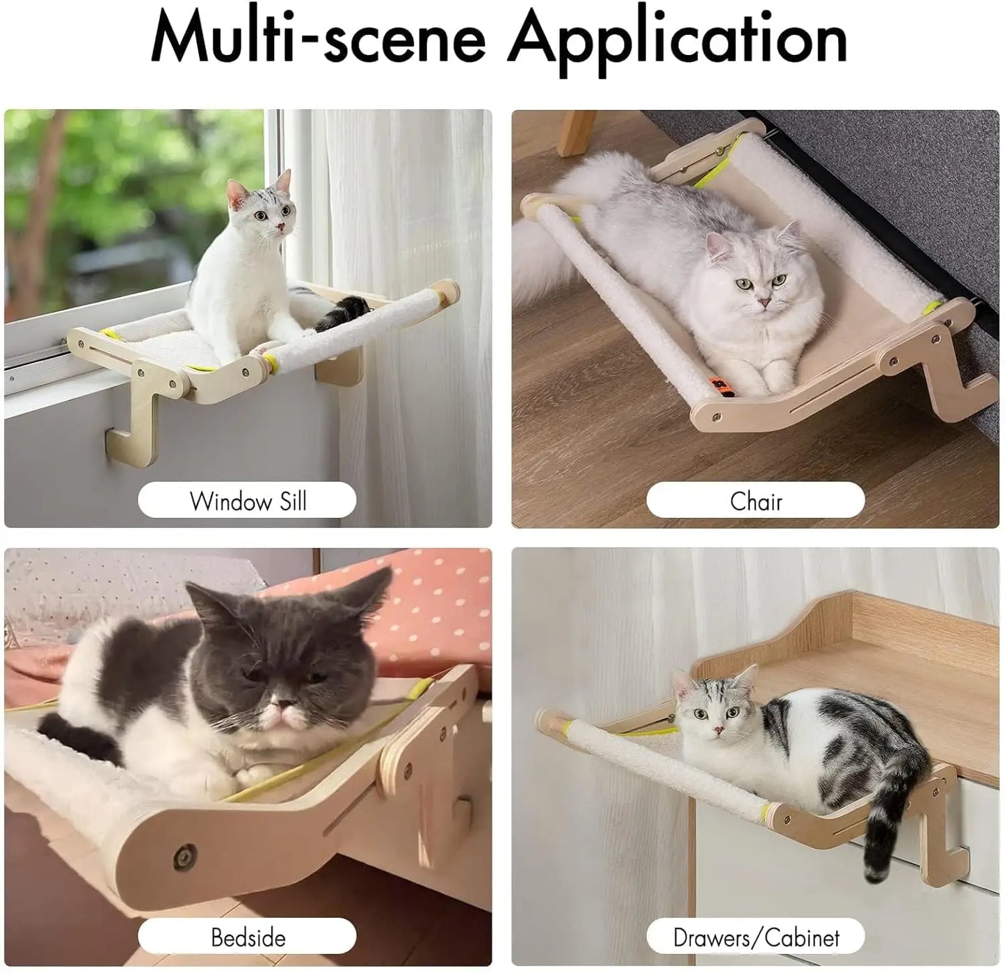 Large Window Lounge Perch for Indoor Cats