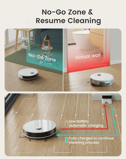 Robot Laser Navigation Vacuum Cleaner with Mop
