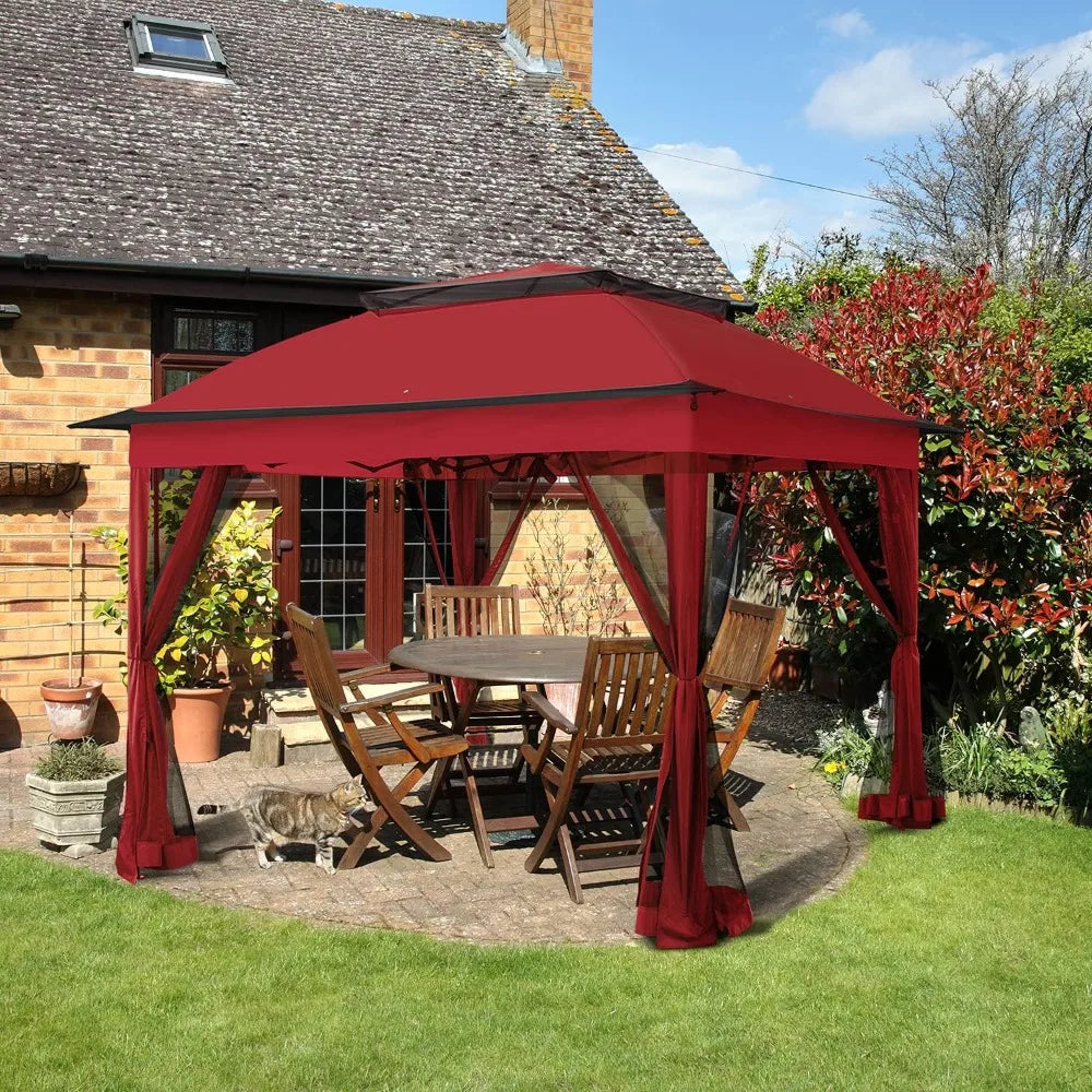 11'x11' Pop-Up Gazebo with Mosquito Netting