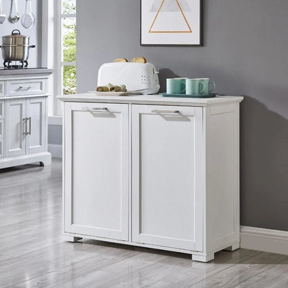 Double Tilt Out Free Standing Trash Cabinet