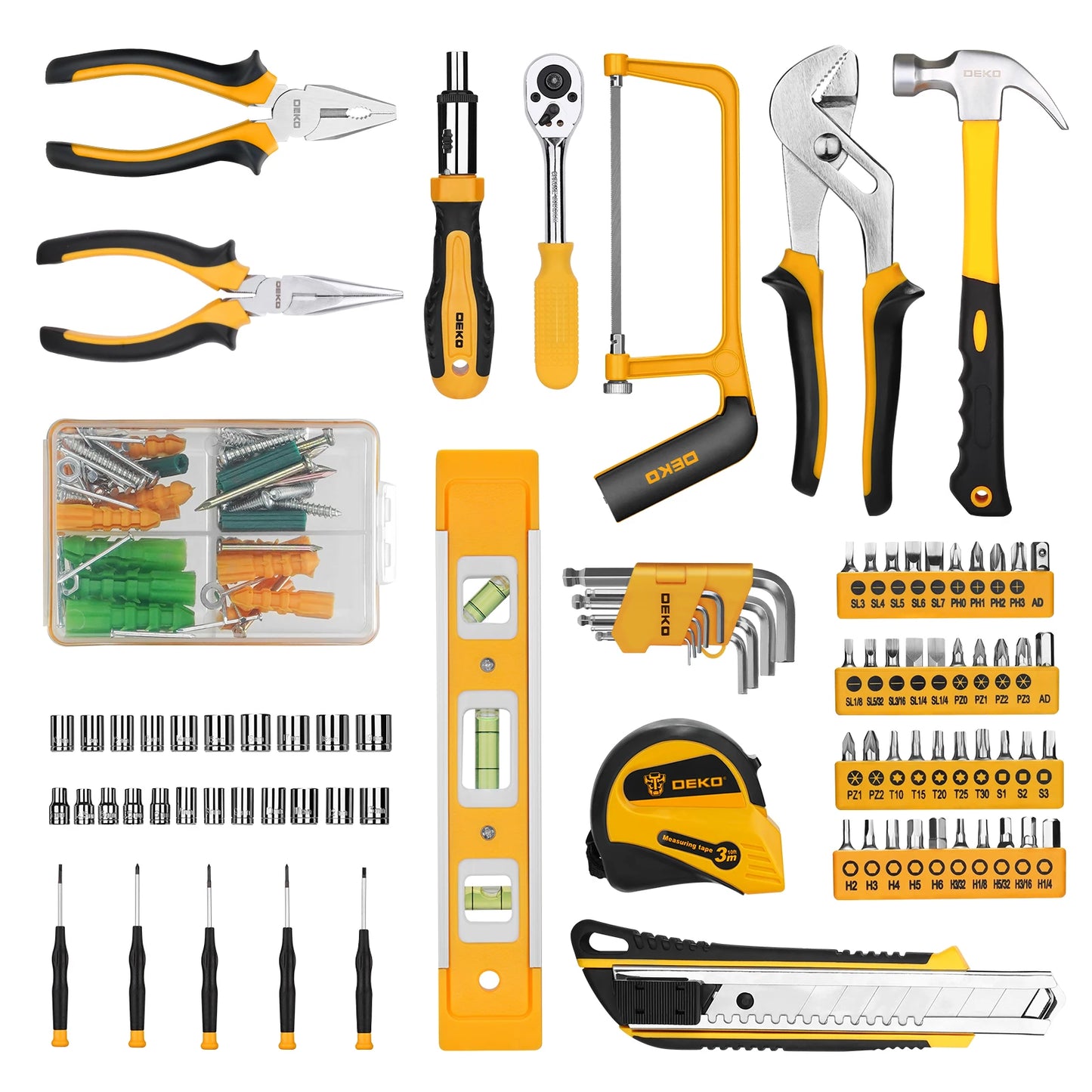 228Pcs Combination Tool Set