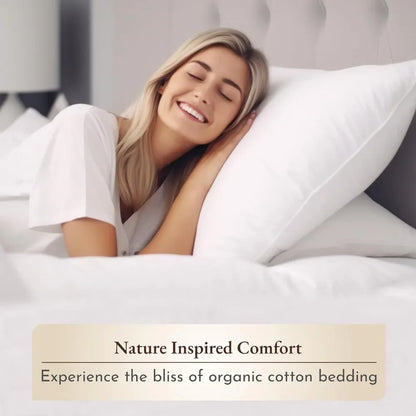 100% Organic Cotton Cooling Sheet Set With Deep Pockets
