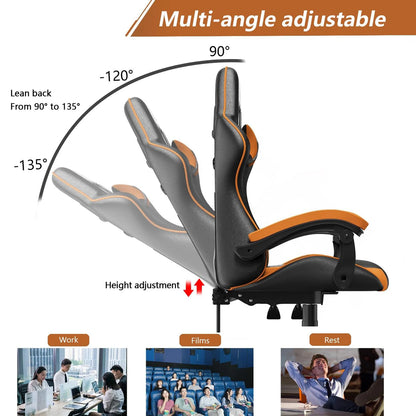 Ergonomic Gaming/Office Chair with Headrest and Lumbar Support