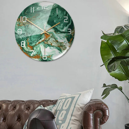 Acrylic Marble Pattern Wall Clock