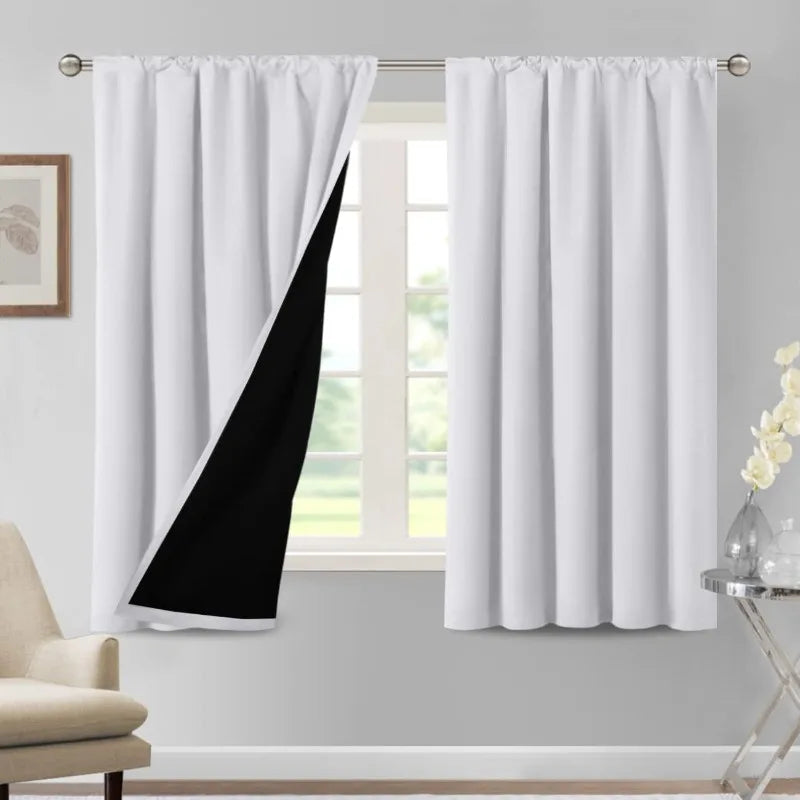 84" Long Thermal Insulated 100% Blackout Curtains