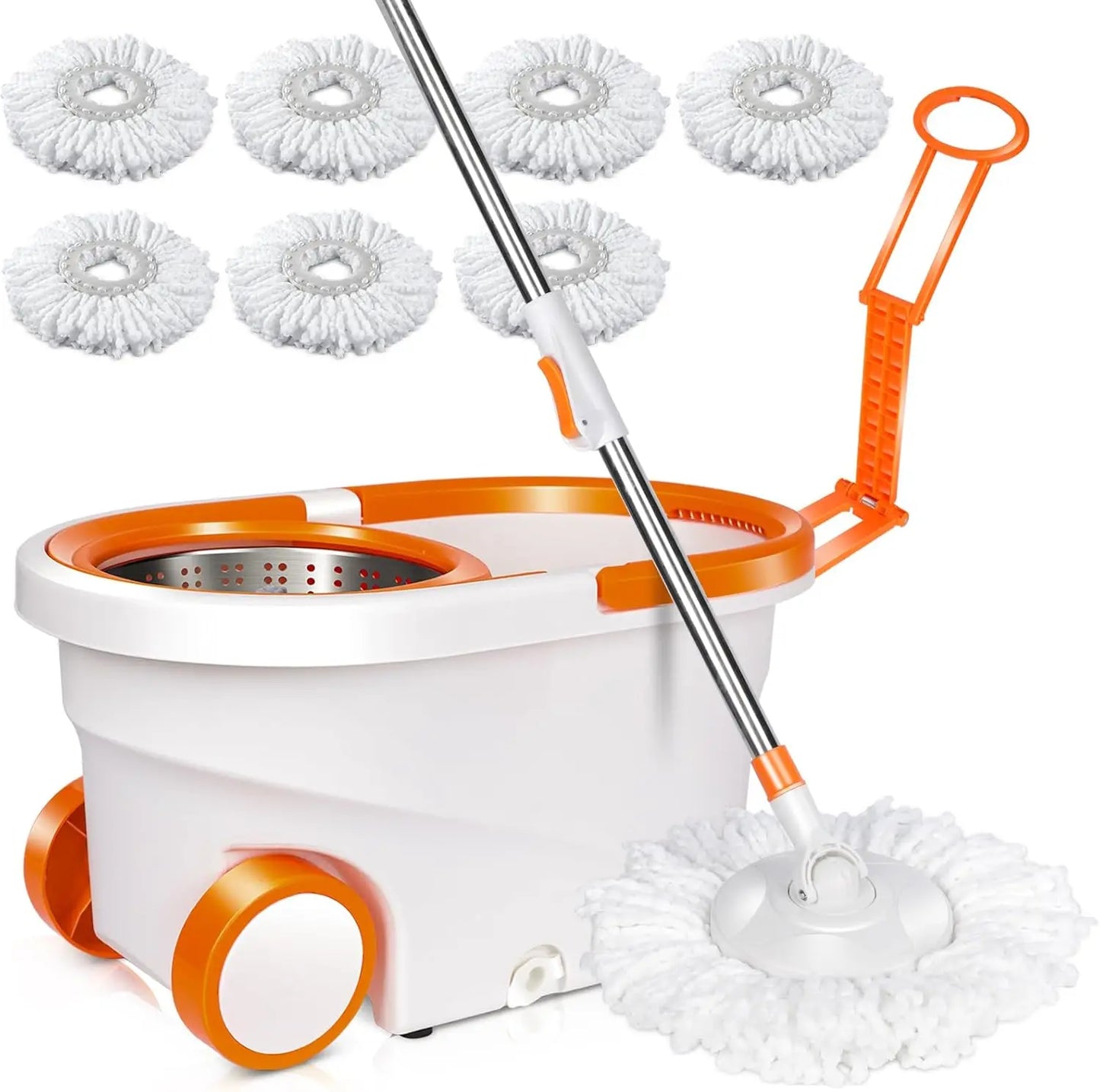 360° Spin Mop and Bucket with Wringer
