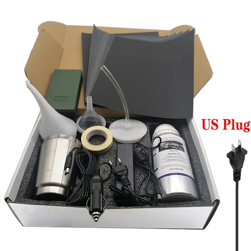 Car Headlight Polishing Kit