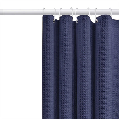 Thickened Waffle Waterproof Bathroom Shower Curtain