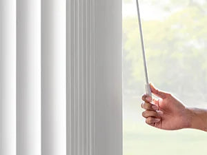 Vertical Blackout Sliding Blinds for Doors