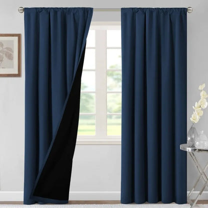 84" Long Thermal Insulated 100% Blackout Curtains