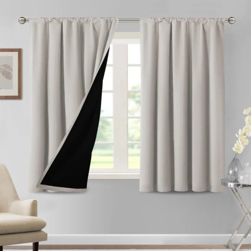 84" Long Thermal Insulated 100% Blackout Curtains