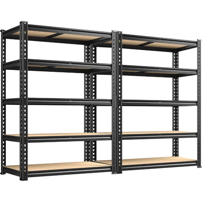 5 Tier Heavy Duty Adjustable Storage Shelves