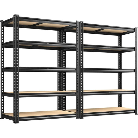 5 Tier Heavy Duty Adjustable Storage Shelves