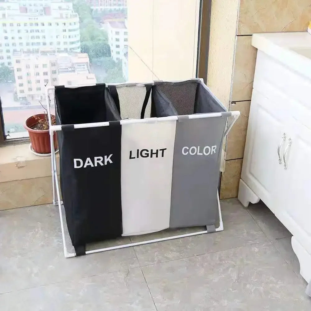 3 Foldable Waterproof Large Dirty Laundry Baskets