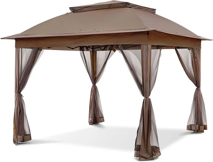 11'x11' Pop-Up Gazebo with Mosquito Netting
