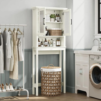 Over The Toilet Bathroom Storage Cabinet with Doors