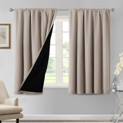 84" Long Thermal Insulated 100% Blackout Curtains