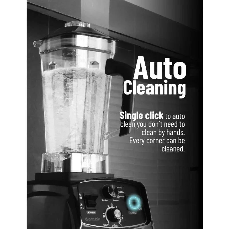 Professional High Power Countertop Blender with Timer