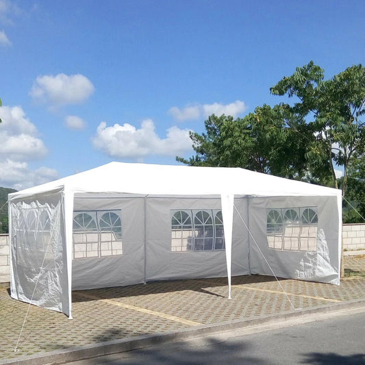 10x20' Outdoor Garden Gazebo with 6 Removable Sidewalls