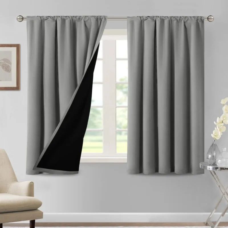 84" Long Thermal Insulated 100% Blackout Curtains